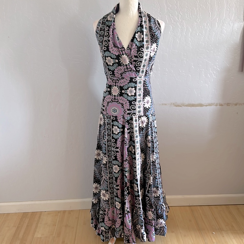 - Rasaleela Multicolor Florals Maxi Dress